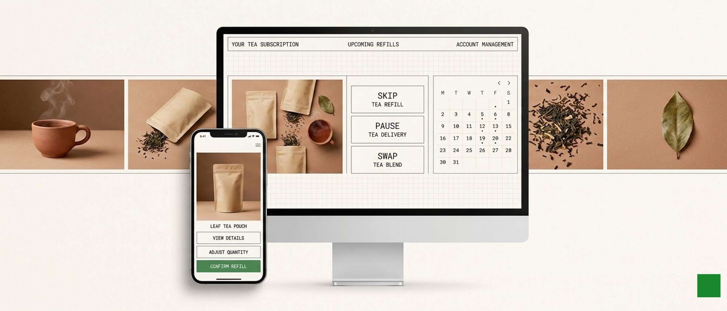 Tea Subscription — case study composition